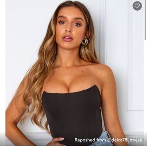 COPY - Black Corset x WhiteFox Boutique / NWOT